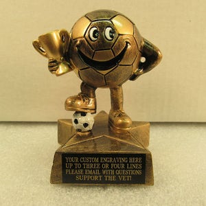 Soccer Youth Soccer Award Trophy Free Custom Engraving