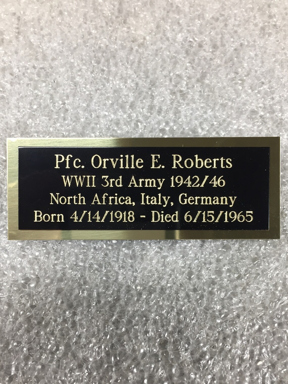 Custom Engraved Veteran Flag Case Burial Urn Art Picture Frame Etsy