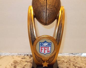 Fantasy Football Award Trophy 12" Tall Free Custom Engraving ships 2 Day Priority Mail Same Day!