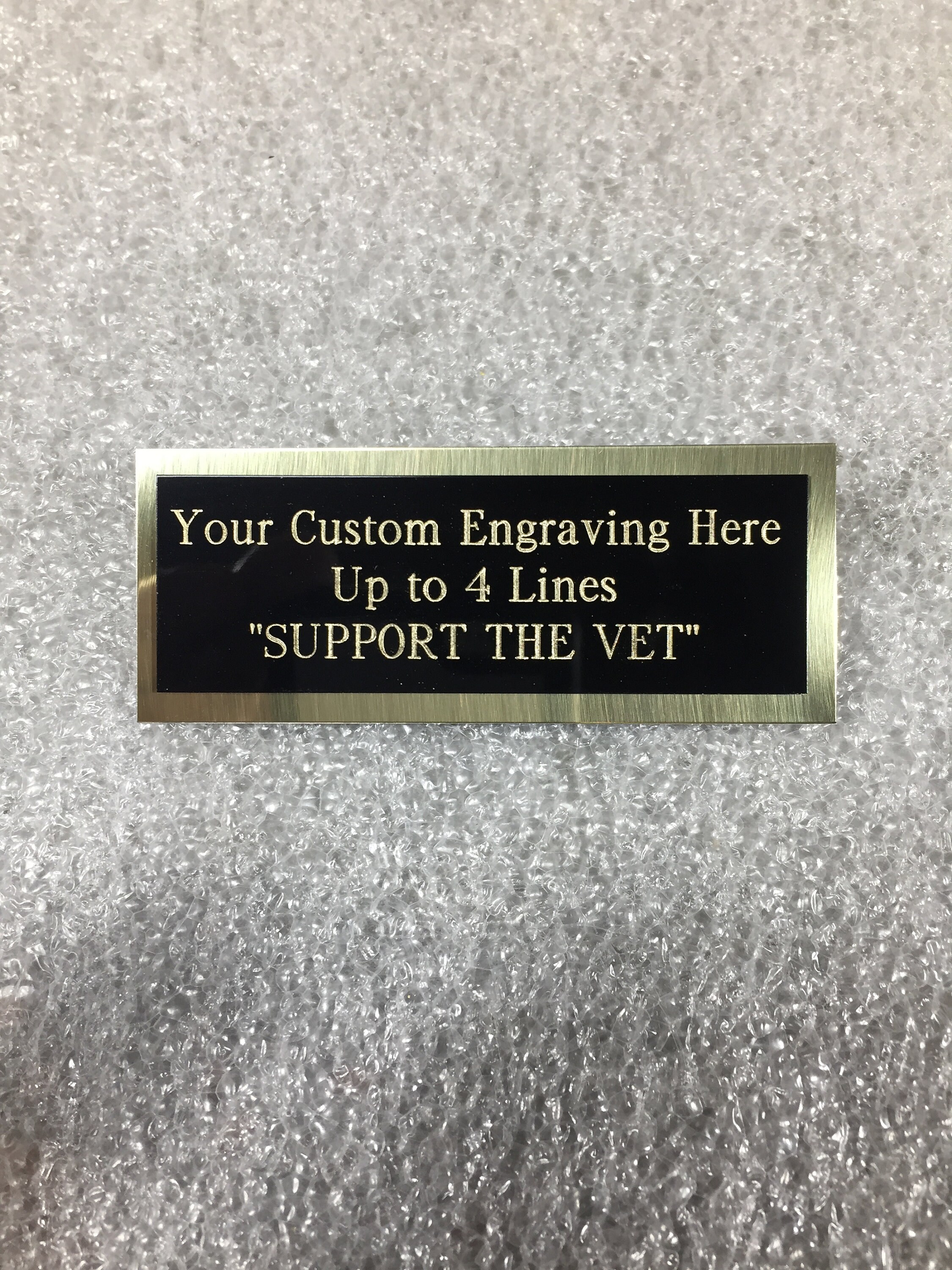 Custom Engraved Veteran Flag Case Burial Urn Art Picture Frame Name P…