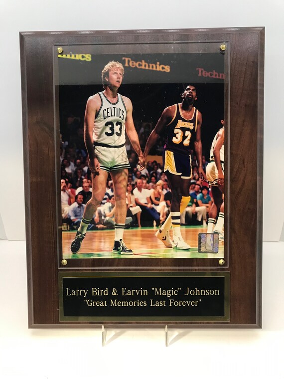 Magic and Bird photos, Boston Celtics Larry Bird and Los Angeles