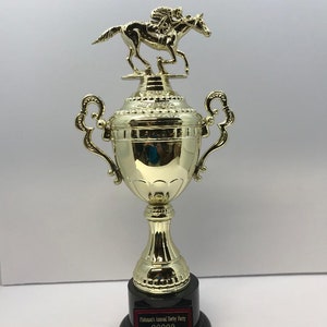 Kentucky Derby Party Award Horse Racing 1st Place Free Custom Engraving Ships 2-3 Day Priority Mail
