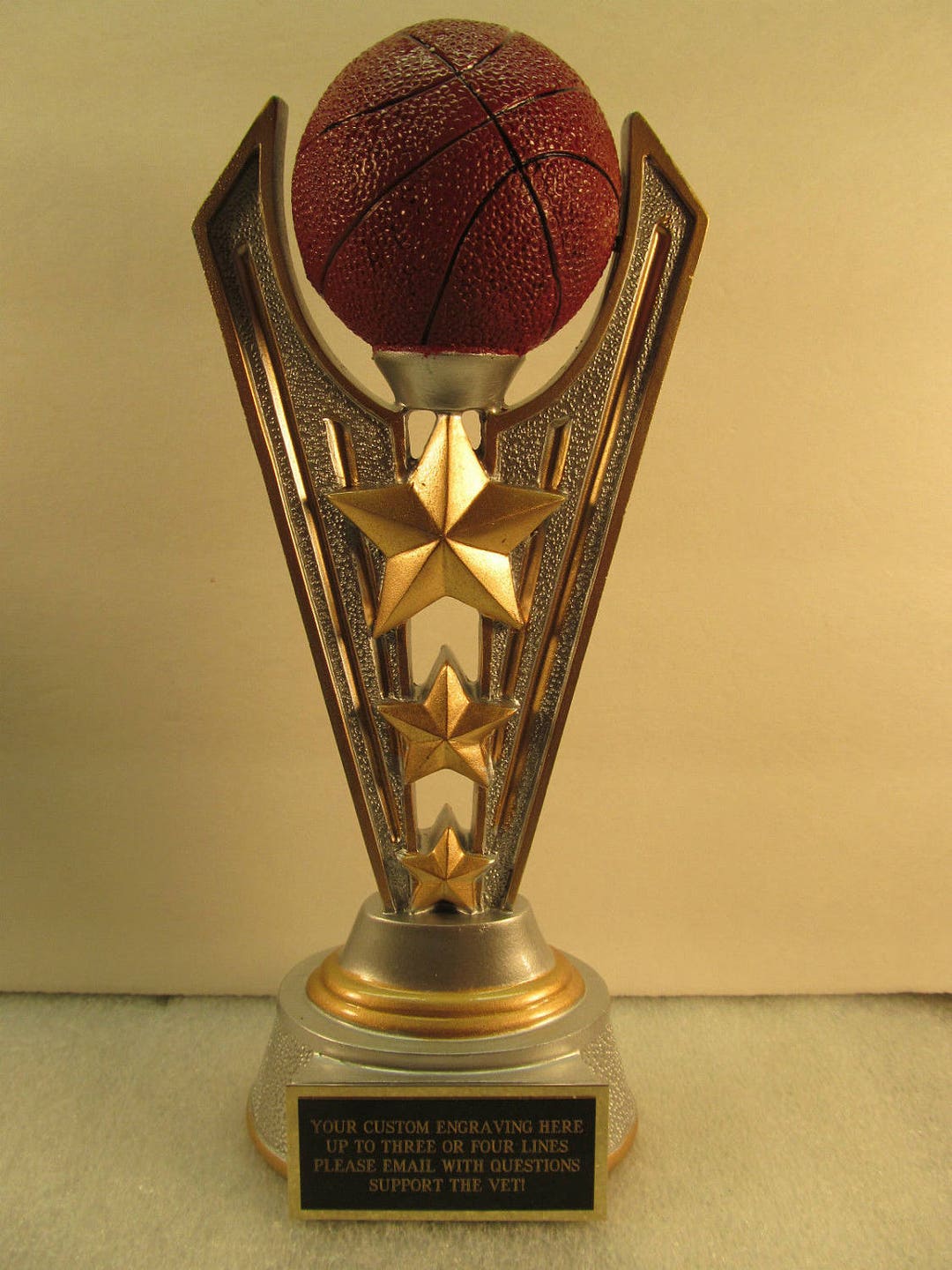 Basketball Award March Madness Office Pool Free Custom Engraving Ships