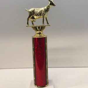 Goat &quot;Greatest of all Time&quot; G.O.A.T Award 12&quot; Free Custom Engraving