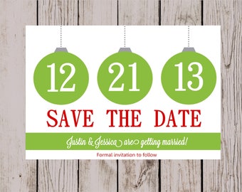 save the date party etsy