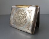 Antique Cigarette Holder Soviet Brass Cigarette Case Vintage Cigarette Case Soviet Cigarette Holder Smoker Accessories USSR Card Holder