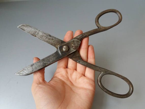 Soviet Scissors Antique Scissors Rusty Scissors Vintage Home Etsy