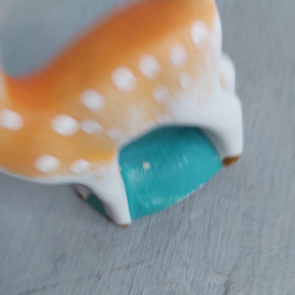 Vintage ceramic deer Porcelaine figurine Biscuit deer Vintage Etsy