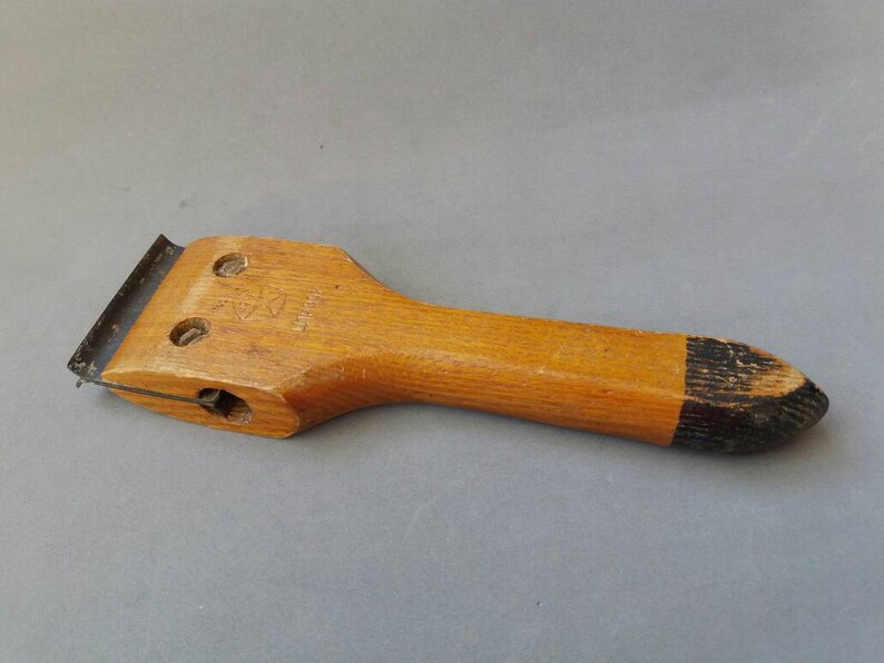 Vintage Paint Scraper With Wooden Handles Vintage Painting Etsy
