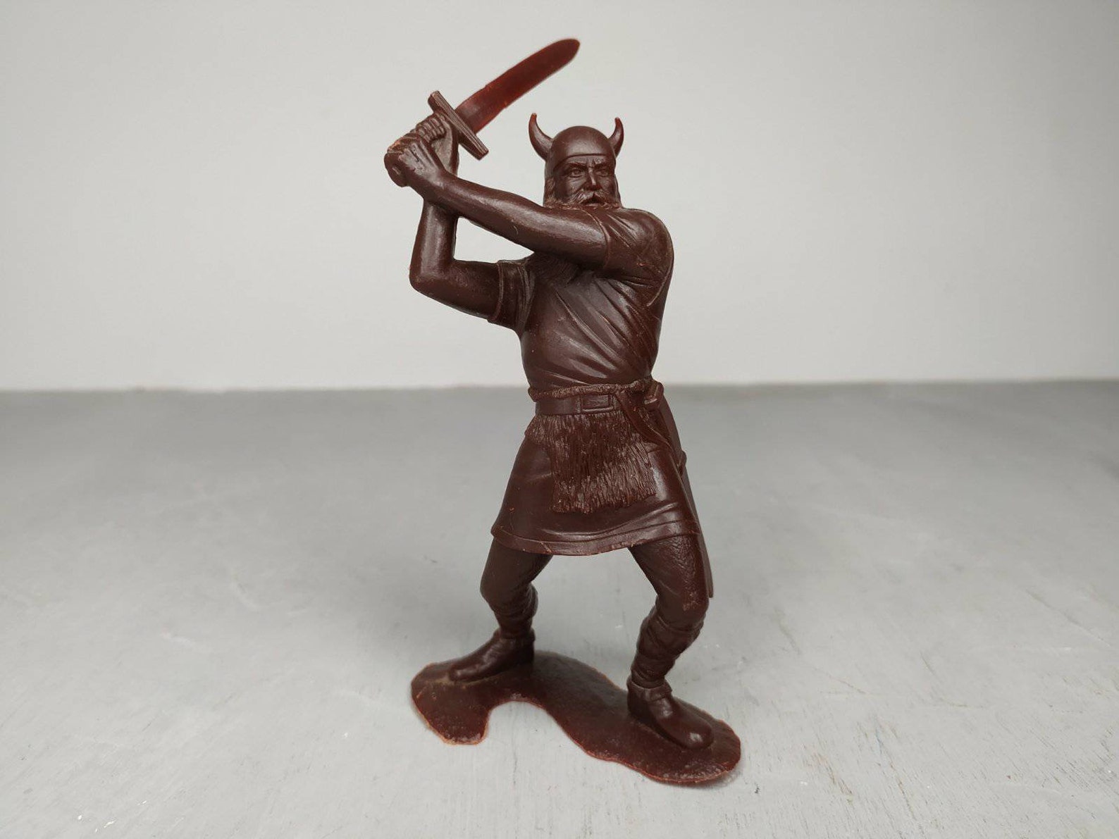 Viking Vintage Plastic Toy Soldier Medieval Viking Soviet Etsy