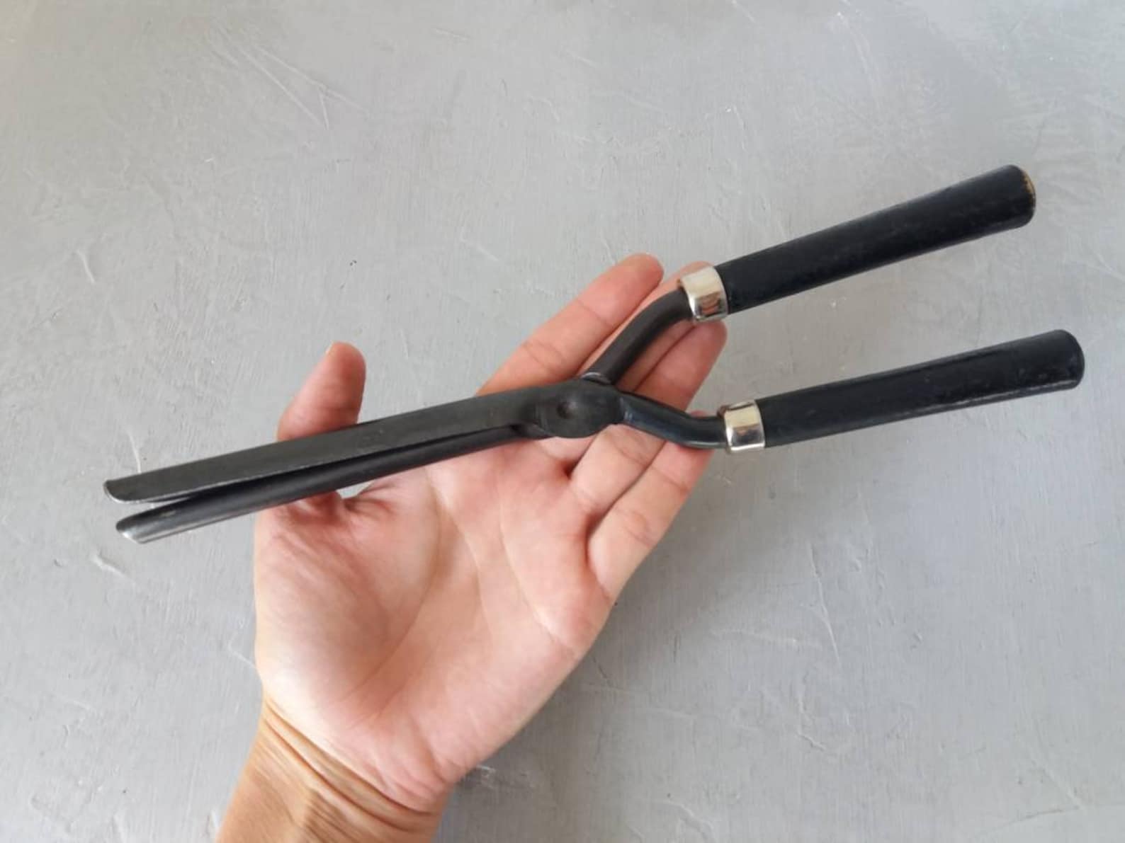 Antique curling irons Vintage Curling Iron Mustache tweezers Etsy