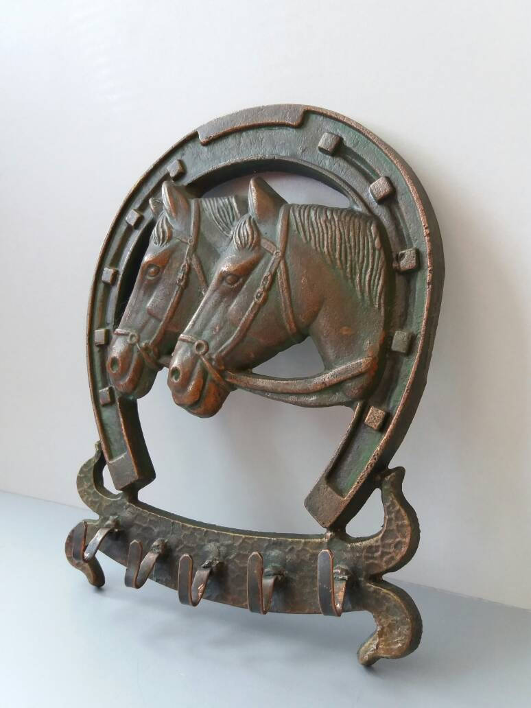 Vintage Key Holder Horse Key Rack Aluminium Key Rack With a Etsy