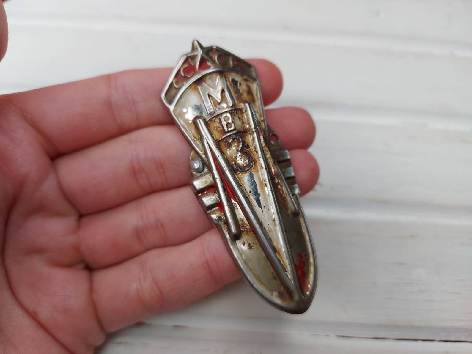 Vintage Bicycle Head Badge Collectors Badge USSR Bicycle Etsy