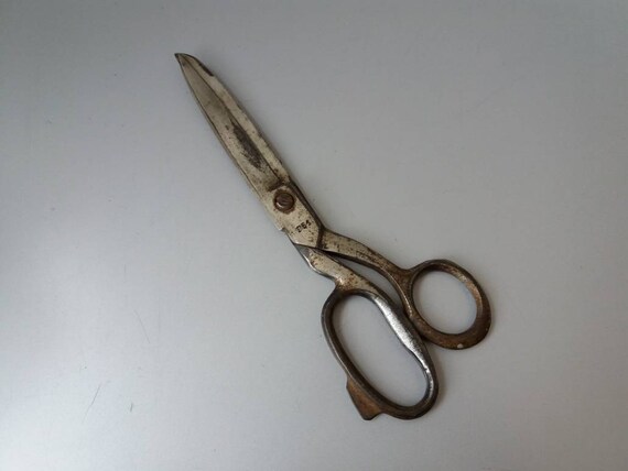 large metal scissors