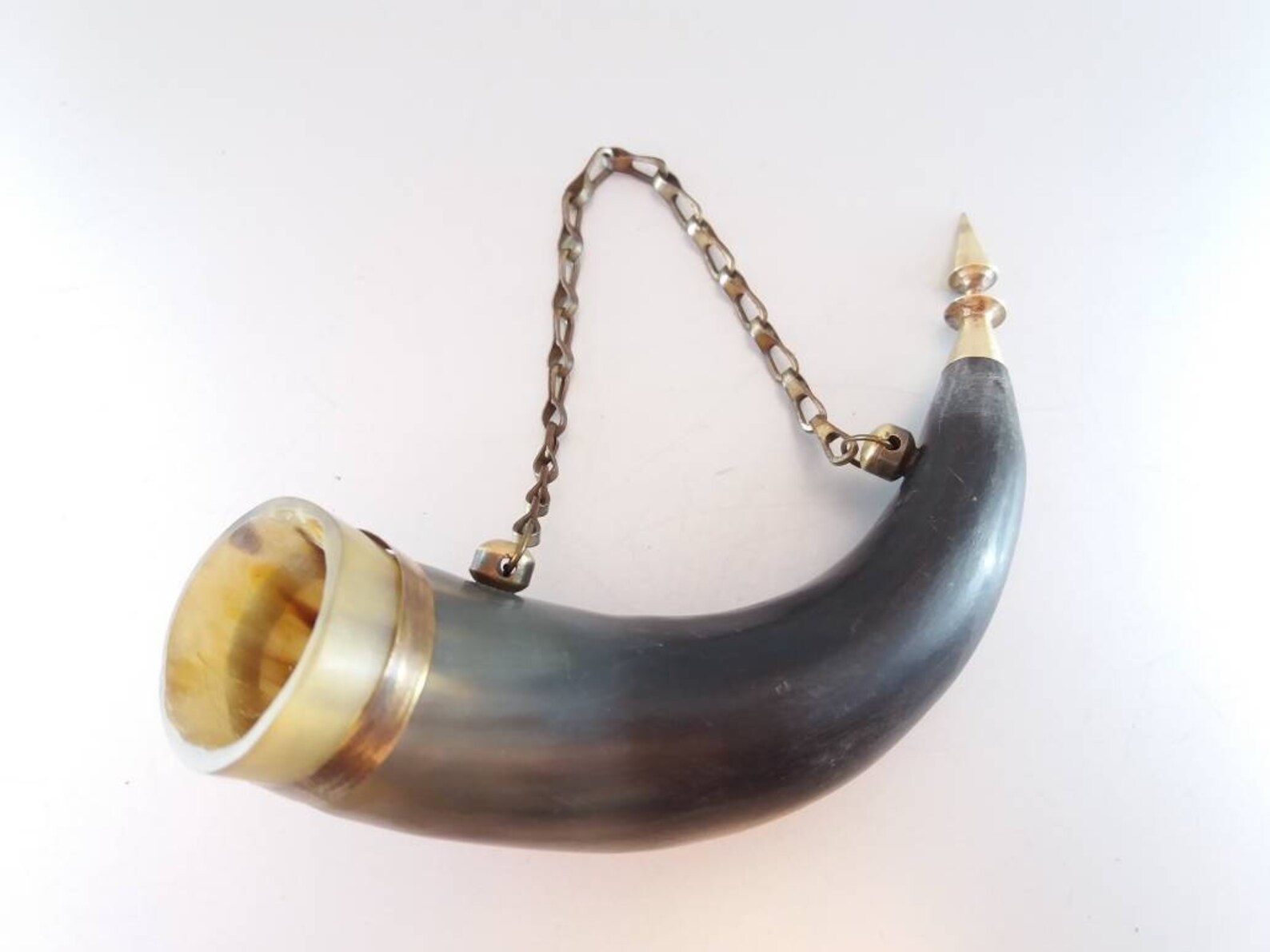 Vintage Horn Drinking Horn Vintage Room Decor Anniversary Gift Etsy
