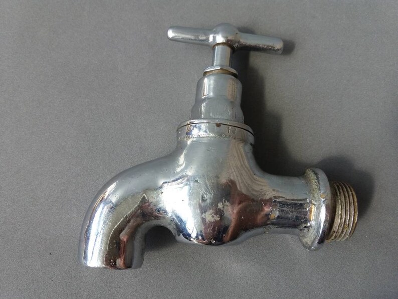 Vintage Water Tap Brass Water Tap Industrial Decor Tap Brass Etsy