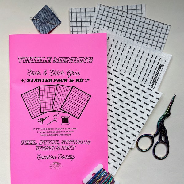 Stick 'n Stitch Visible Mending Starter Pack Kit