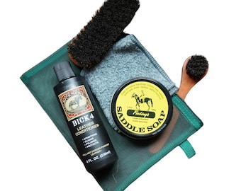 Kit de limpieza de cuero para principiantes