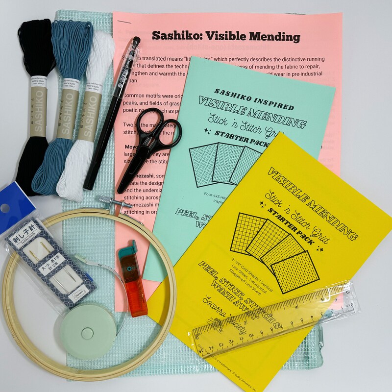 Visible Sashiko Mending - Etsy