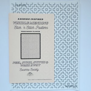 Visible Mending Stick and Stitch Grid- whole sheet – Socorro Society