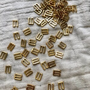 Metal Bra or Swim G-Hooks 3/8&#39;&#39; (10mm)