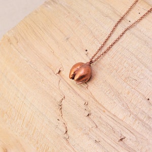 Real Cone Copper Necklace, Electroformed BB41 Handmade Nature Inspired Jewelry image 4