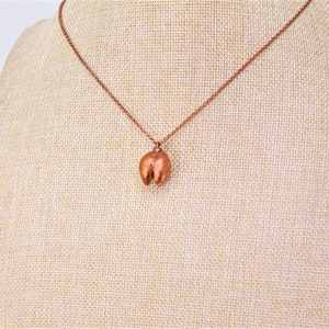 Real Cone Copper Necklace, Electroformed BB41 Handmade Nature Inspired Jewelry image 2