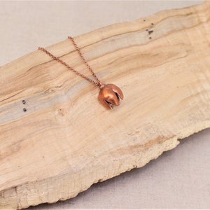 Real Cone Copper Necklace, Electroformed BB41 Handmade Nature Inspired Jewelry image 3