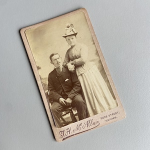 T H McAllan Antique Photograph of a Couple