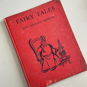 1943 Fairy Tales by Hans Christian Andersen | Illustrated by W. Schlosser | Vintage Hardback | Peter Lunn Publishers