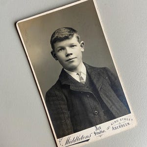 Middletons Antique Photograph of a Young Man