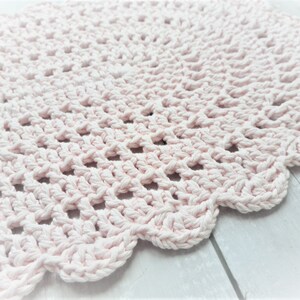 Tischset oval GUINEVERE in rosé aus 100% BW Bild 5