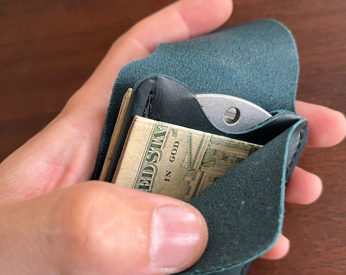 Hidden knife wallet