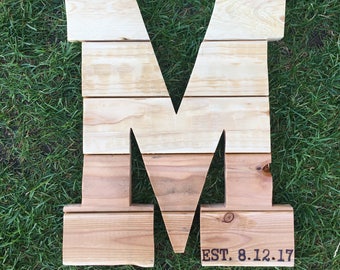 Reclaimed Wood Letter Cutouts