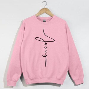 Jesus Sweatshirt, Faith Inspired Christian Apparel, Christian Sweater, Faith Sweatshirt, Jesus Name Shirt, Christian Gift Ideas