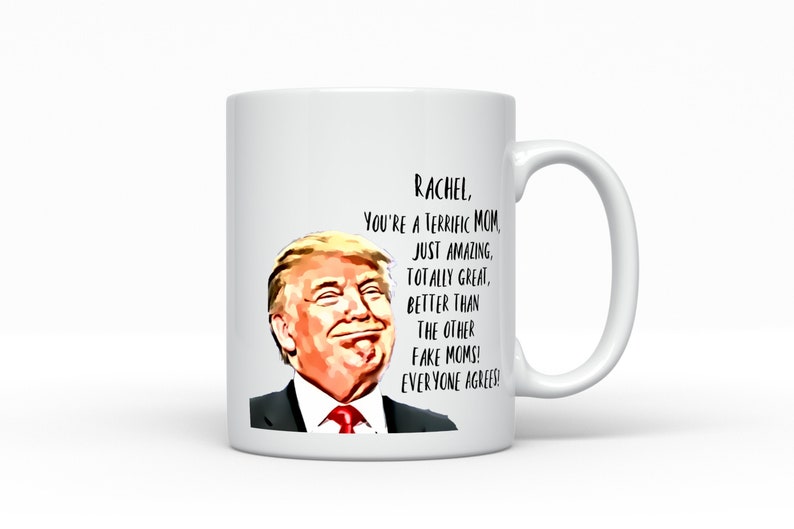 Trump Custom Mom, Trump personalizado, taza de mamá personalizada, regalo personalizado para mamá, taza con nombre de mamá, taza de mamá divertida, Navidad de mamá personalizada imagen 3