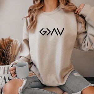 God Is Greater Than The Highs And Lows Sweatshirt, Gift For Her, Gift For Him, Christian Gift Ideas, Religious Gift