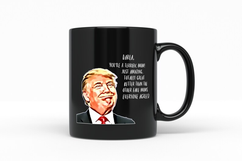Trump Custom Mom, Trump personalizado, taza de mamá personalizada, regalo personalizado para mamá, taza con nombre de mamá, taza de mamá divertida, Navidad de mamá personalizada imagen 2