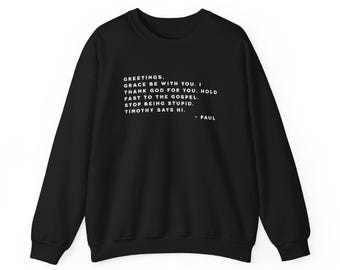 Funny Christian Shirt, Paul Letters Shirt, Christian Humor Tee, Bible Humor Shirt, Apostle Paul Gift, Faith Based T Shirt