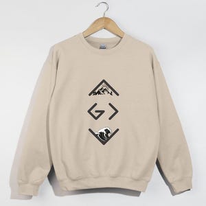 God Is Greater Than The Highs And Lows Sweatshirt, Gift For Her, Gift For Him, Christian Gift Ideas, Religious Gift, Christian Sweatshirt