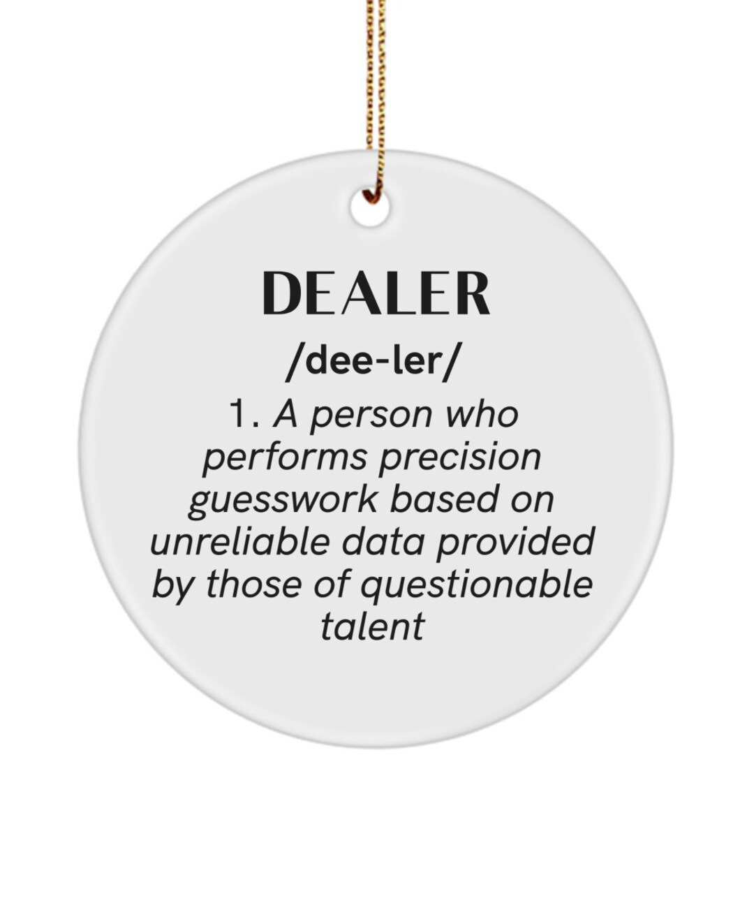 Dealer Definition Funny Dealer Gift Ideas for Men for Women Etsy