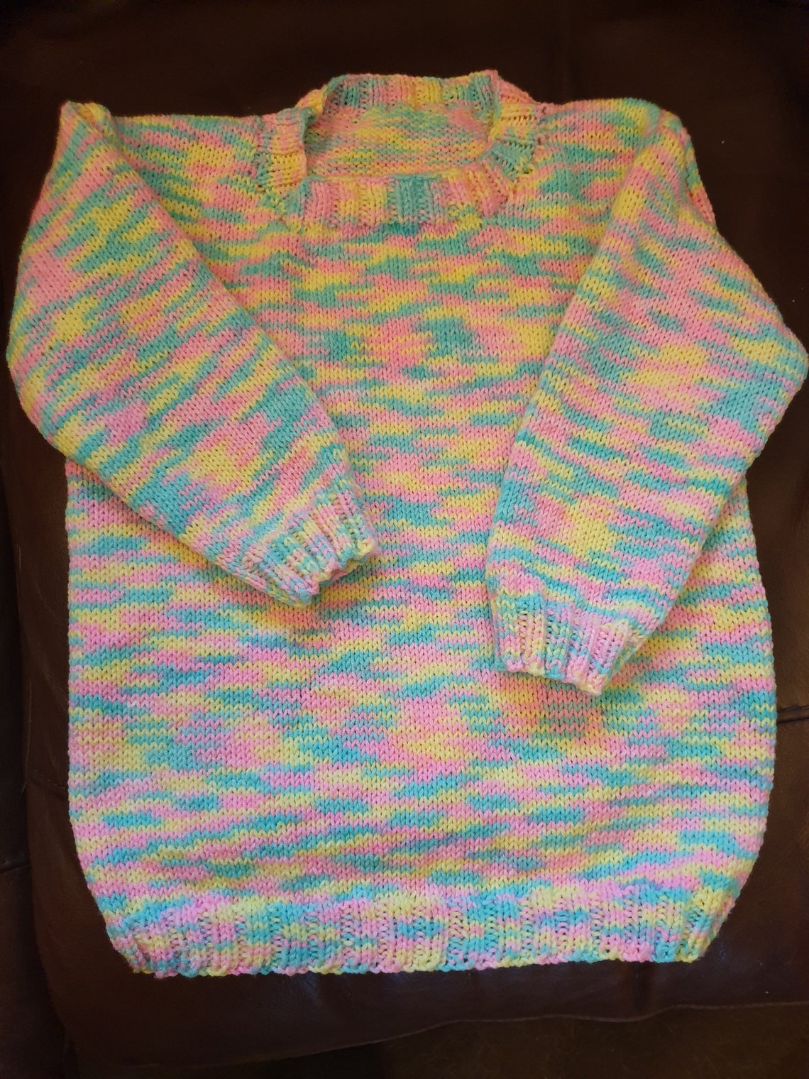 Personalized hand knitted jumper Emily Etsy Italia