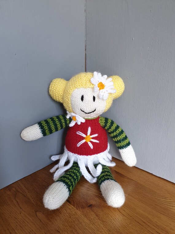 hand knitted soft toys