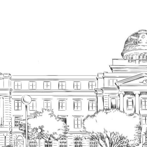 tamu architecture poster printing lineartdrawingscouplelove