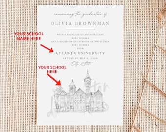 University Grad Announcements for San Diego School Districts, Colleges, High School Graduation