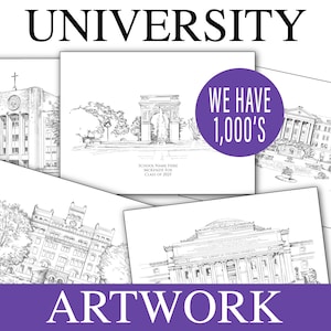 University Fine Art Prints for New York, NY, College, State, Tech, Christmas Gift, Graduation Gift, Dorm Room, Grad