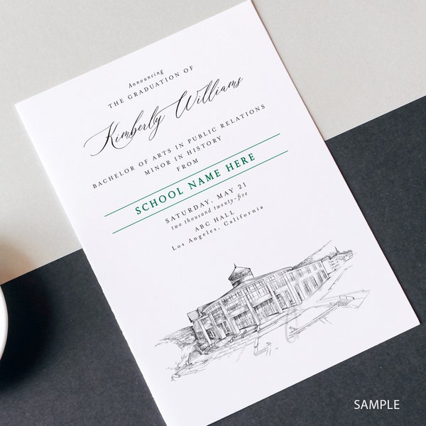 Grad Announcements - Etsy