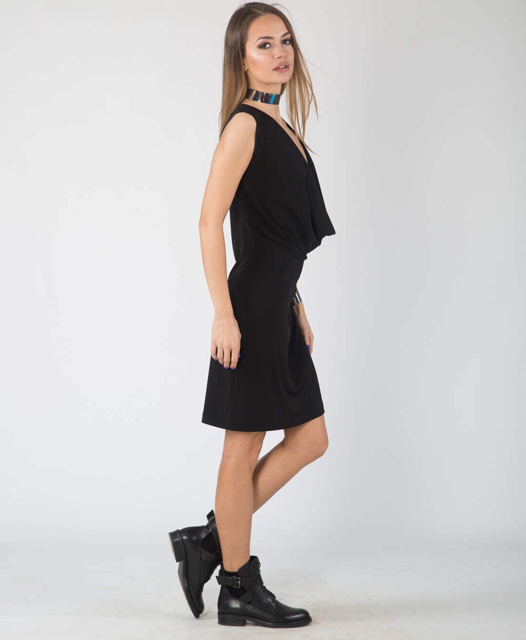 Black Dress Plus Size Petite Black Tunic Dress Little Black - Etsy