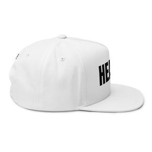 Heard Flat Bill Cap, Embroidered Graphic Hat for Streetwear, Trendy Accessories for Everyday Use, Perfect Gift for Him or Her