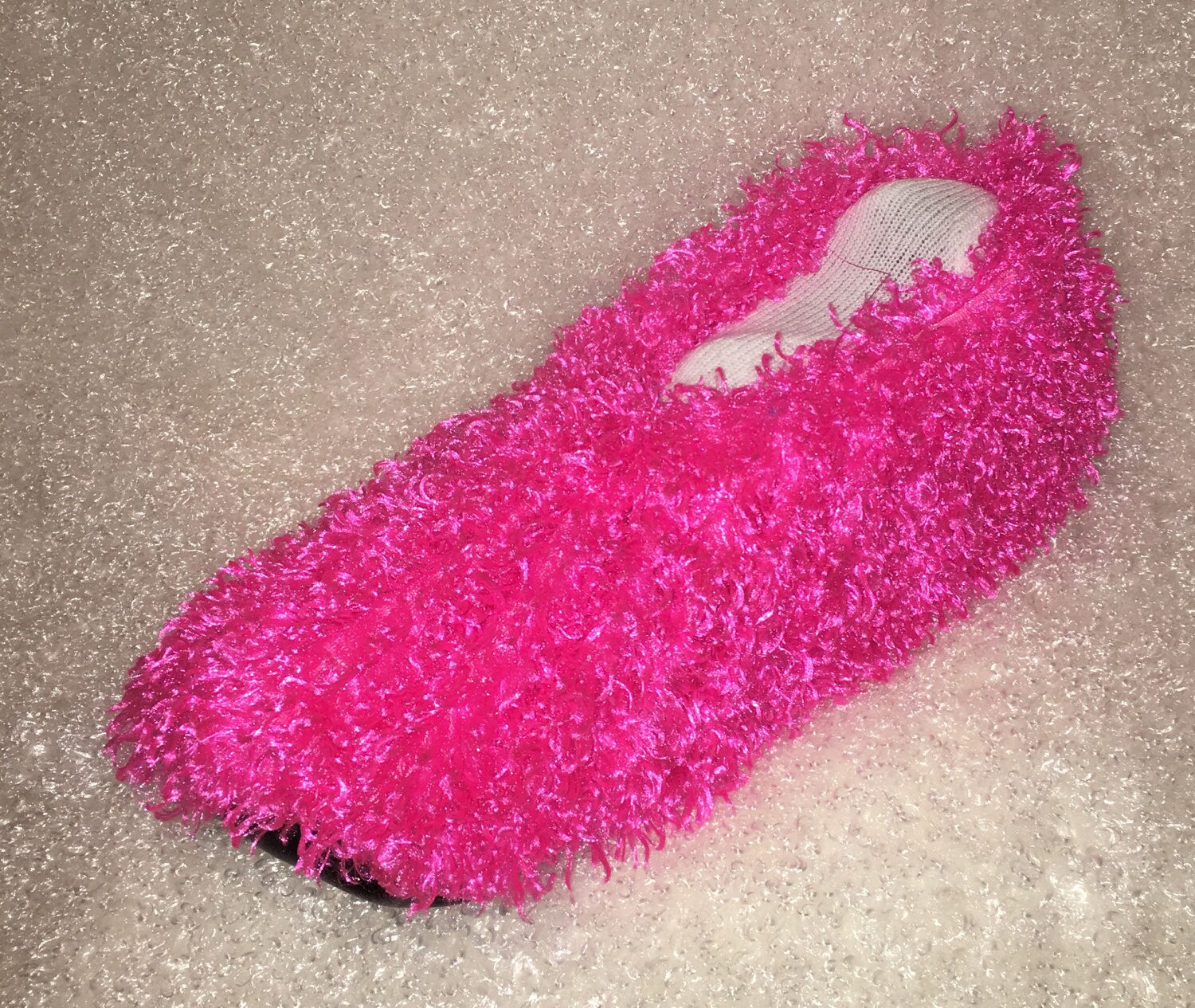 Fuzzy Bowling Shoe Covers Hot Pink Hammy's Bowling Shoe Etsy